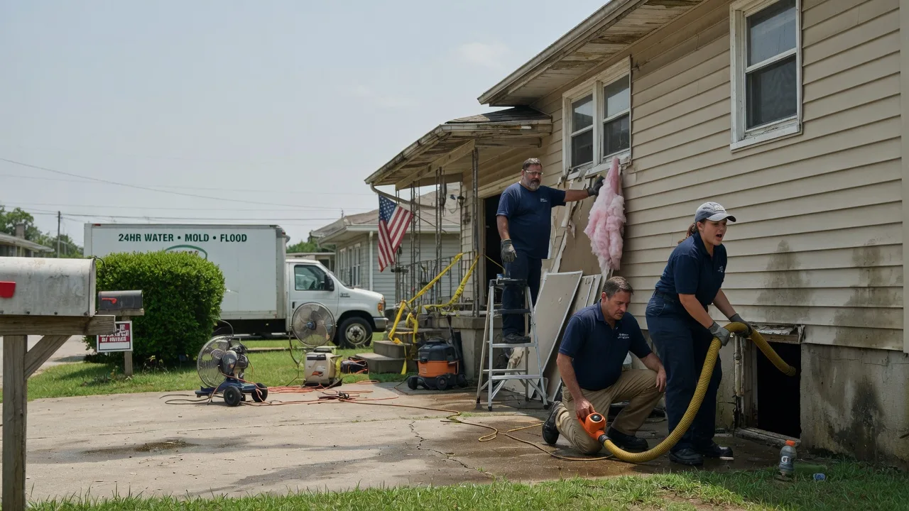 Water Damage Repair in Owaneco, IL near me